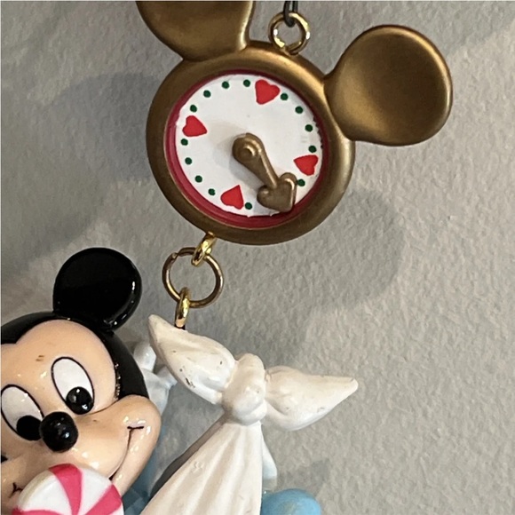 VINTAGE Mickey Mouse “Bundle of Joy” Enesco Treasury of Christmas Ornament 1990s - Picture 9 of 16